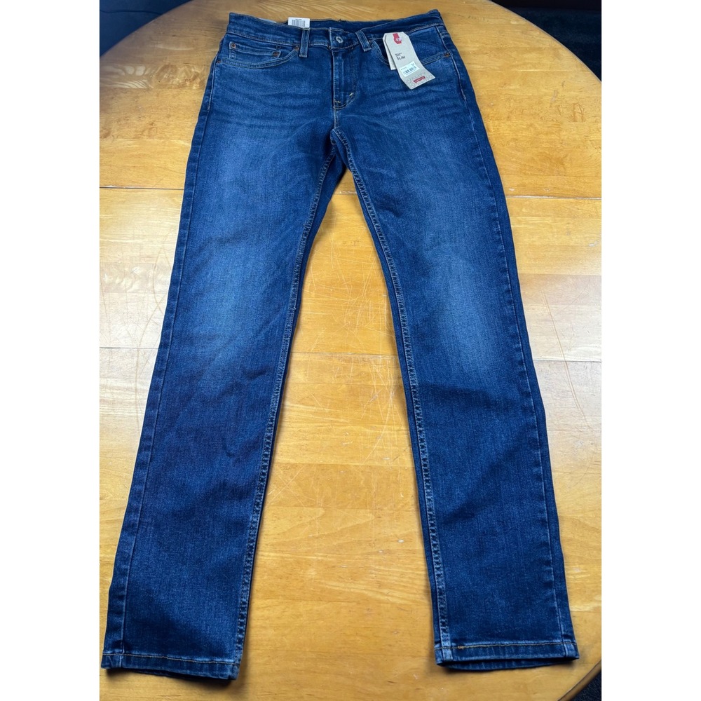 NWT Levis 511 Slim Fit Jeans Mens 31x32 Medium Wash Blue Stretch Denim 045112595